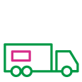 icono transporte y entrega de mercancías